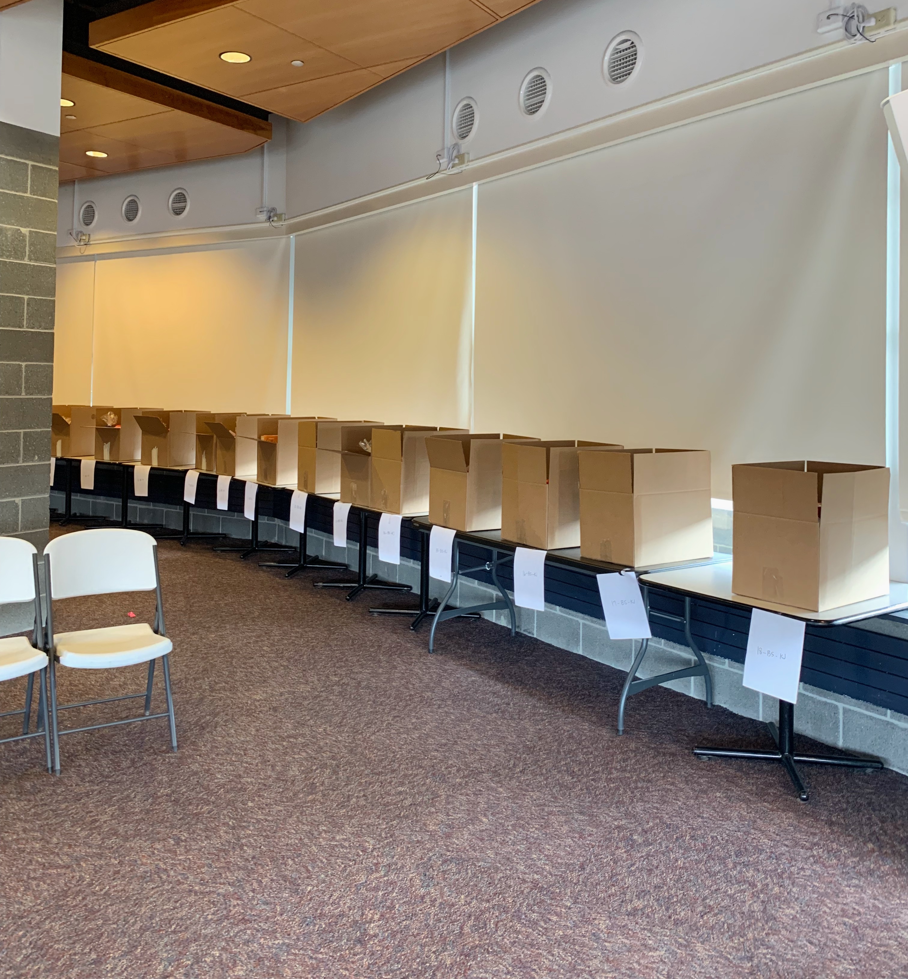 Thanksgiving Donation Boxes