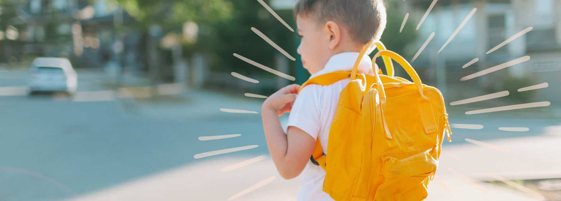 Kid with Backpack